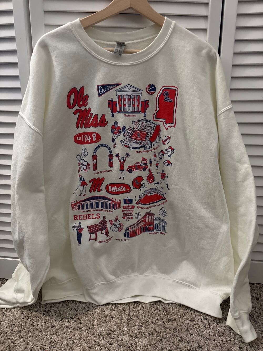 Ole Miss Campus Sweatshirt
